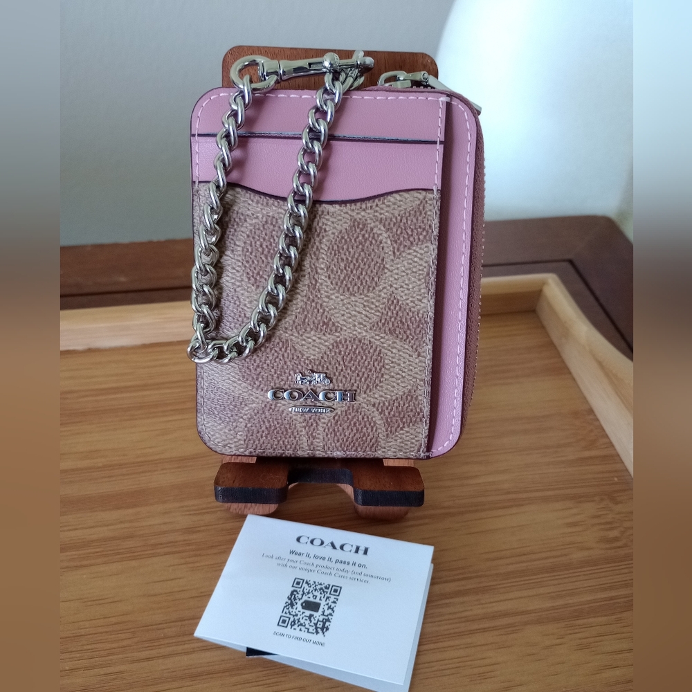 Coach Zip Card Case